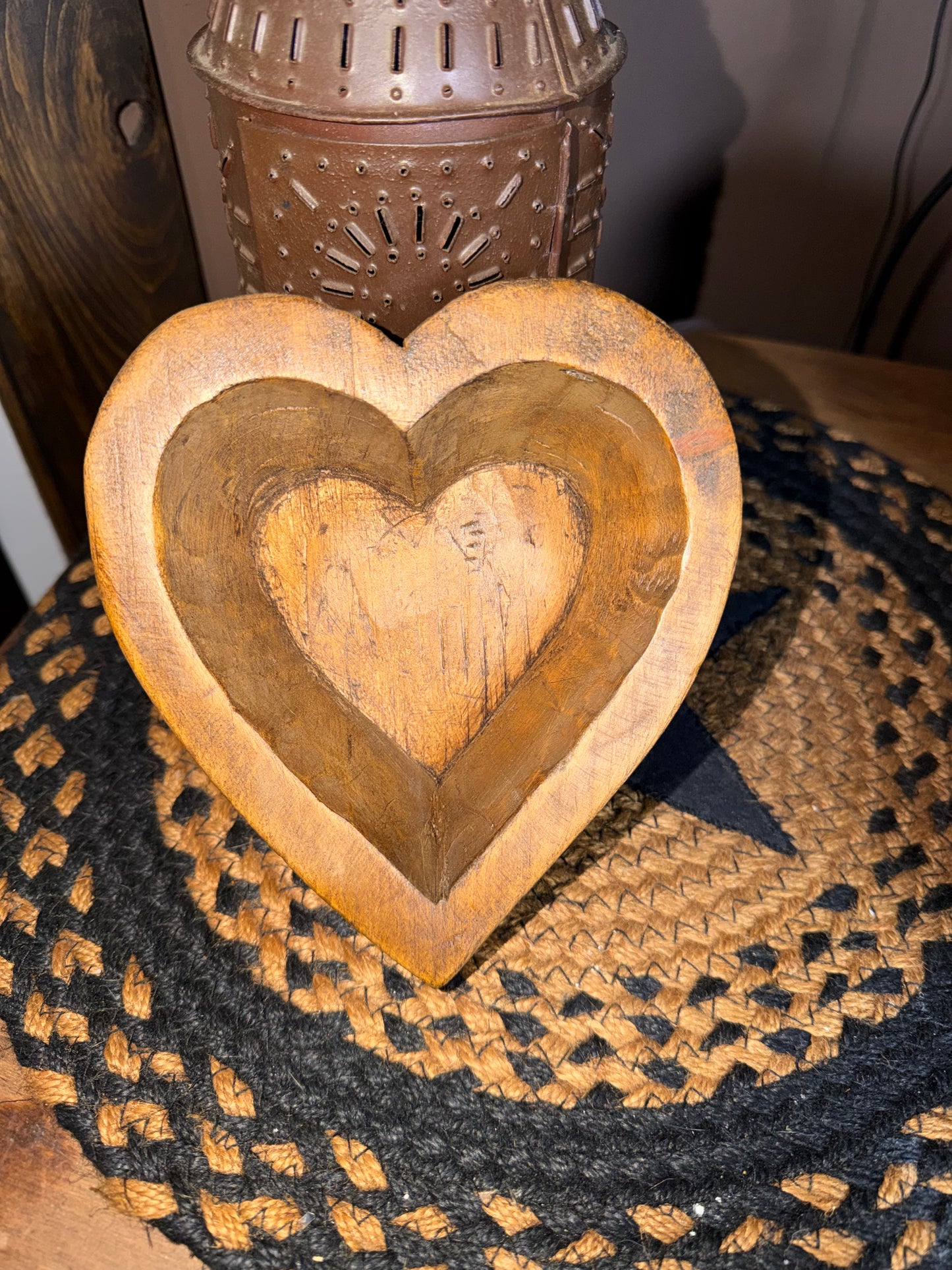Heart-Shaped Dough Bowl Candle