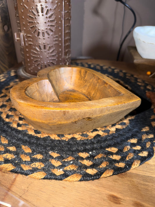 Heart-Shaped Dough Bowl Candle