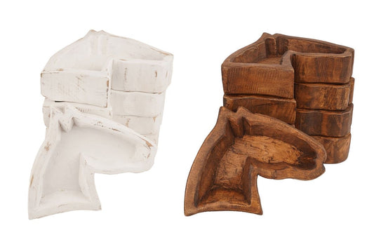 Horse Head Dough Bowl Candle