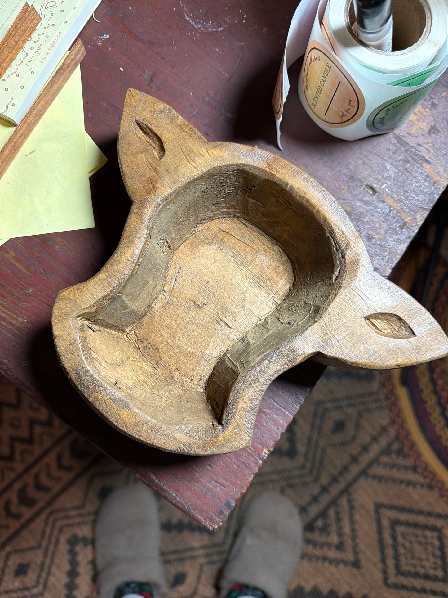 Cow Head Dough Bowl Candle - Custom Scents