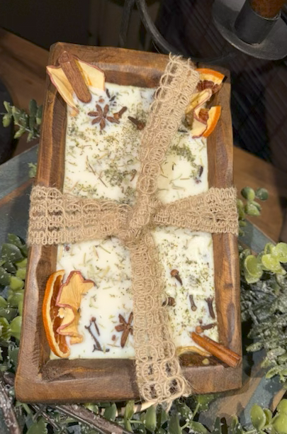 Square Dough Bowl Candle - Custom Scents